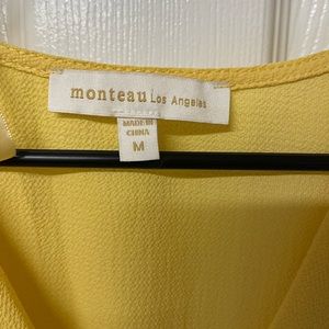 Monteau yellow blouse